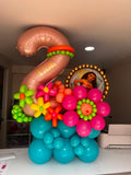 Bouquet de globos Moana / Arreglo de globos Moana o personajes