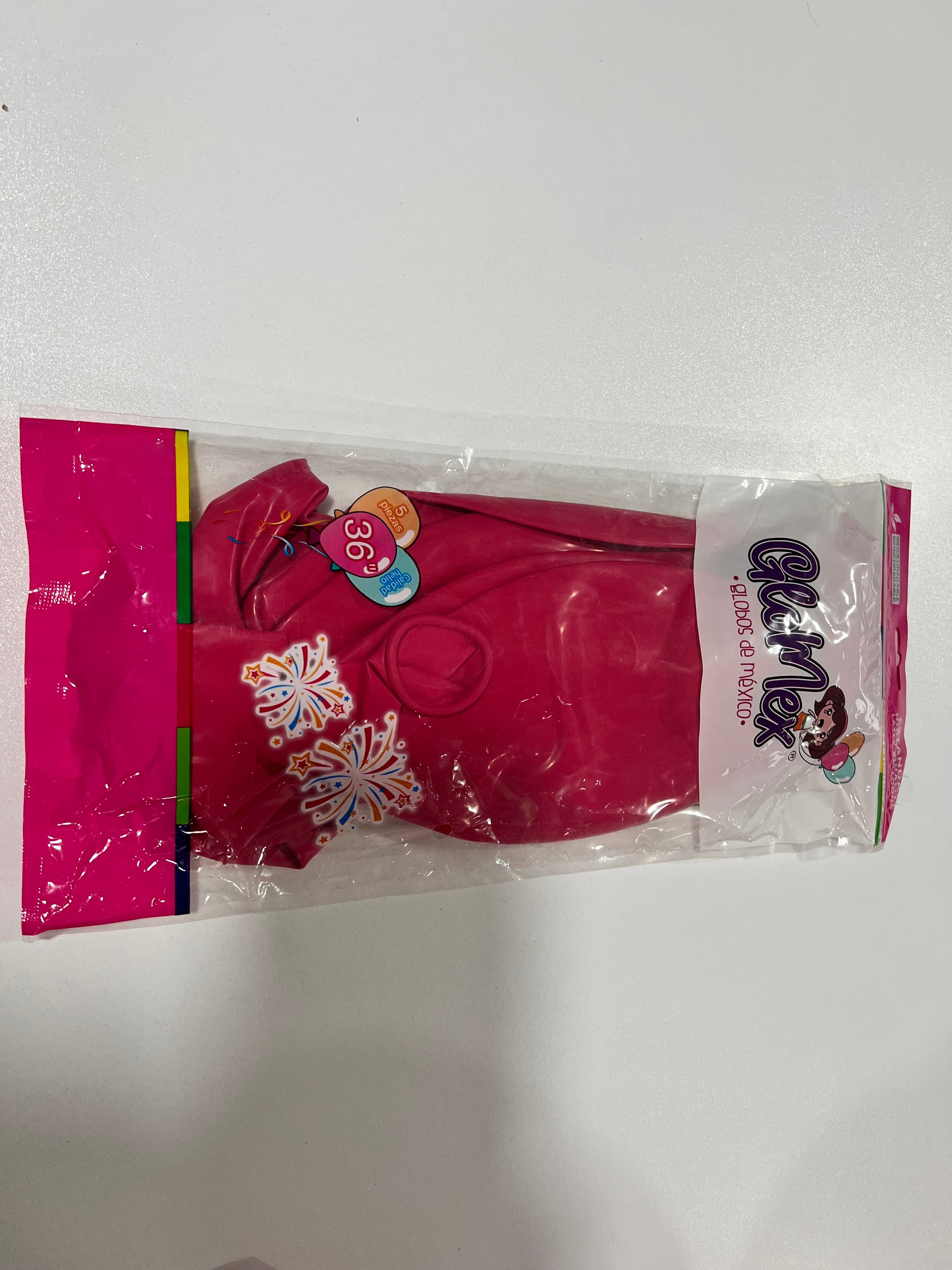 Globo Glomex de 36 pulgadas Fucsia