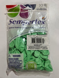 Globo Sempertex Patel Mate Verde 5 pulgadas