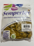 Sempertex R 12 Fashion Mostaza 50 Piezas.